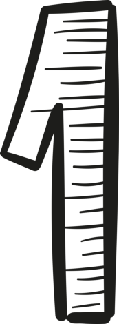 Number 1 Drawing Simple Line Art Svg, Free Vectors File